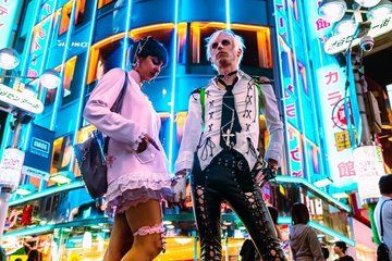 Tokyo Neon Night Photoshoot in Shibuya