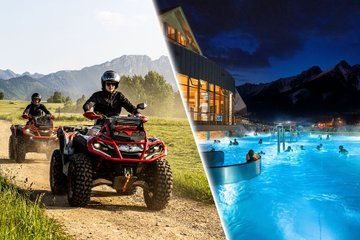 From Zakopane: Tour with Quad Safari, Hot Springs & Local Tasting