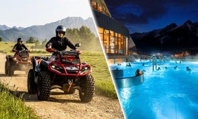 From Zakopane: Tour with Quad Safari, Hot Springs & Local Tasting