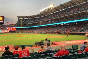 Los Angeles Angels Baseball Game at Angel Stadium