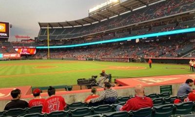 Los Angeles Angels Baseball Game at Angel Stadium