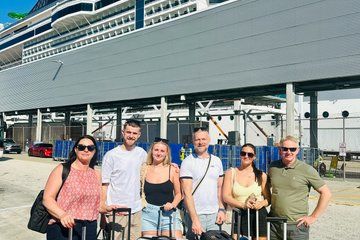 Tour from Port Canaveral to Kennedy Space Center to MCO Airport