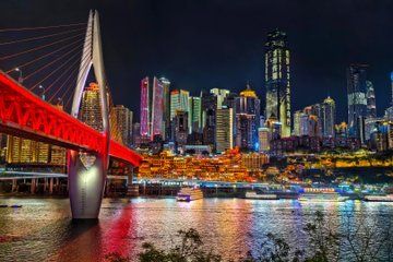 Chongqing Magic Night View and Secret Viewing Spots Tour