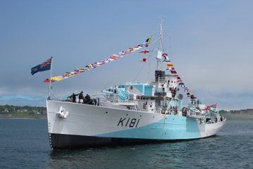 A Walk Back in Time aboard the Last Remaining WWII Corvette Pass