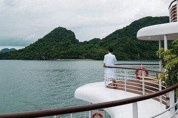 Capella Cruise Halong Bay and Lan Ha Bay 2D1N Tour from Ha Noi
