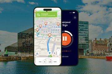 Liverpool Audio Guided Walking Tour 3h00 and 25 Audios