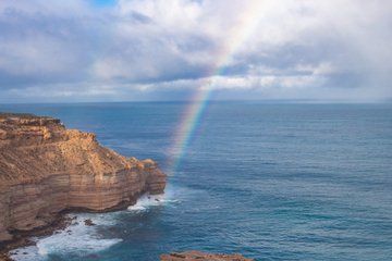 Island Rock Coastal Cliff Cruse Kalbarri
