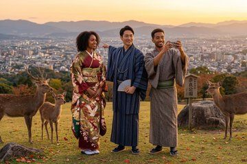 Authentic Nara Park Photo Shoot: Magical Moments with Sacred Deer