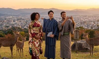 Authentic Nara Park Photo Shoot: Magical Moments with Sacred Deer
