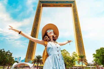 DUBAI FRAME Visit Magnificent Golden Frame