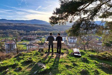 San Miguel sanctuary, Txalaparta Class & Award winning Lunch
