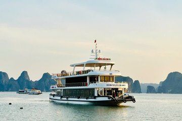 Hercules Luxury Day Cruise Halong Bay Explore Cave & Island Tour