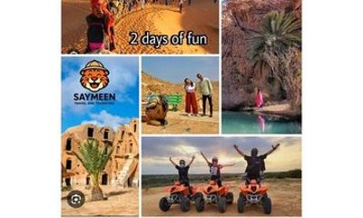 2 Days guided Tunisian Sahara Desert by SAYMEEN VIP TOURS