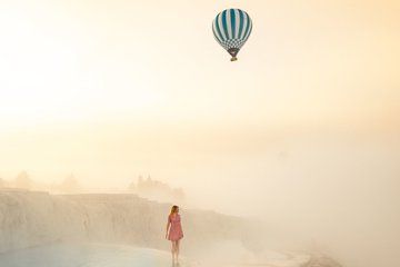 From Antalya Pamukkale Hot Air Balloon Flight with Lunch