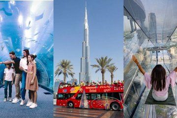 City Sightseeing Dubai Hop On Hop Off Bus Tour, Aquarium & More