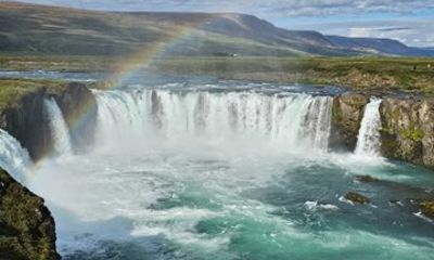 Akureyri to Lake Myvatn and Nature Baths Small Group Tour