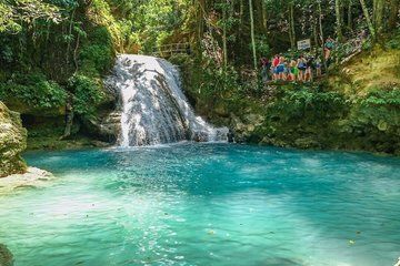 Ocho Rios Blue Hole, Dunn's River Falls from Montego Bay,Falmouth