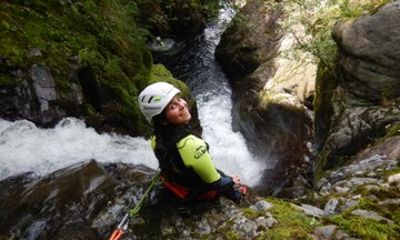 Family Canyoning Ticino Val Vira Slides and Jumps
