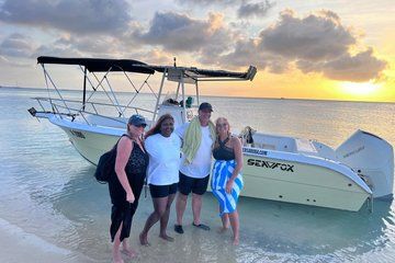 Aruba Private Sunset Tour Snorkeling Turtles and Cheese Platter