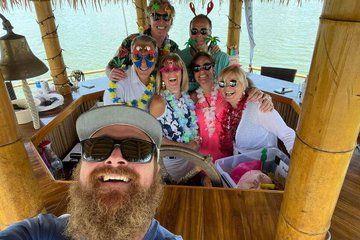 90 Minute Bonita Springs Tiki Boat Cruise, Bay and Wildlife Tour