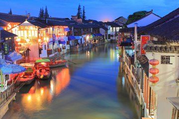 Shanghai Private Tour, Zhujiajiao Water Town and Scenic Boat Ride