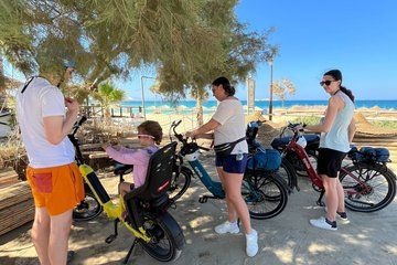 Naxos Ebike Private or Semi Private Guided Tour Ride and Swim