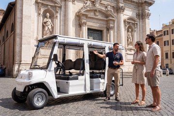 Rome Christian Pilgrimage Tour by Golf Cart Churches and Relics