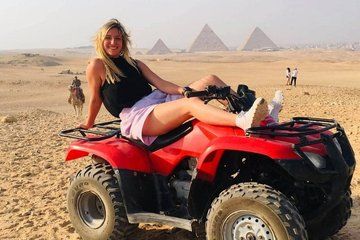 ATV Quad Bike Desert Adventure with Pyramids View