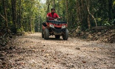 Akumal VIP ATV Adventure Cenote and Zipline with Pickup