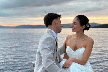 Luxury Boat Wedding and Photoshoot in Skiathos