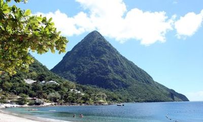 Experience Paradise-Sugar Beach Between the Pitons By Speedboat
