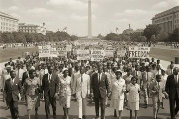 Echoes of a Dream.Walking the March at Night