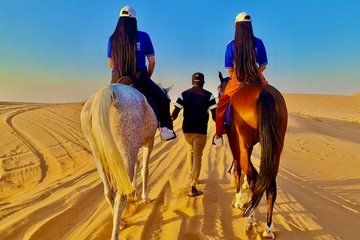 Desert Sunset Adventure with Camel Ride and Horse Riding