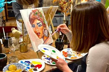 Paint and Wine Night Create Art While Sipping Wine