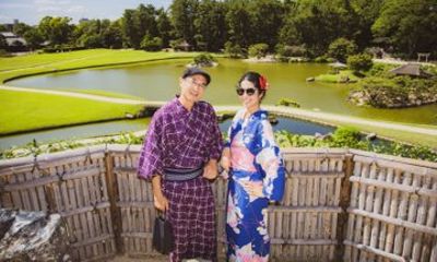 Kimono Matcha and Korakuen All Included Guided Tour