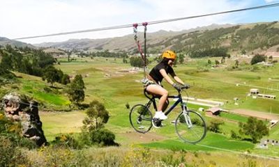 Cusco Cachimayo Adventure Tour with Skybike and Rappelling