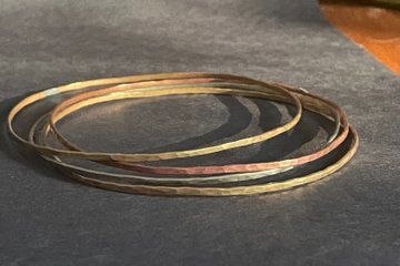 Jewelry Metalsmithing Workshop Create Your Own Bangles