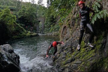 Canyoning Ascent Adventure in Moinho de Félix