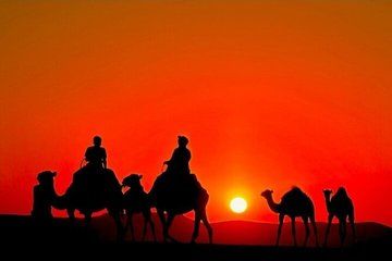 Agafay Desert Sunset Marrakech Tour with Camel Ride and Dinner