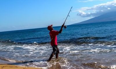 Shoreline Fishing Experience on the West Coast of Saint Lucia
