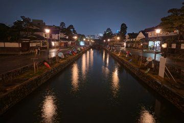 Okayama: Kurashiki Silent Canal Walk (Morning & Night)