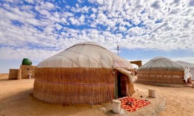 One Night in the Desert Among Sand and Mystery Fortresses