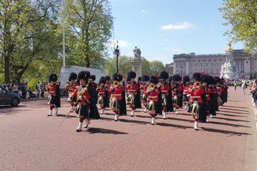 Small Group Changing the Guard Tour