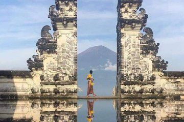 Bali Scenic Tour in Heaven Gate and Secret Waterfall Escape