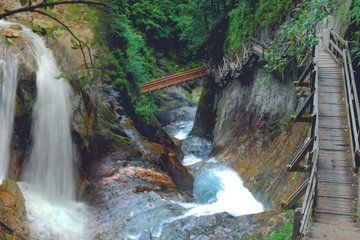 Swiss Alps Discovery Gorges Underground Lake and Wine