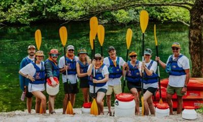 Morning Kayak Experience in Cetina Canyon Beginner Friendly