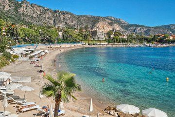 Sunbed And Swimming in Crystal Blue Water
