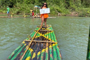 Bamboo Rafting with Limestone Massage Montego Bay
