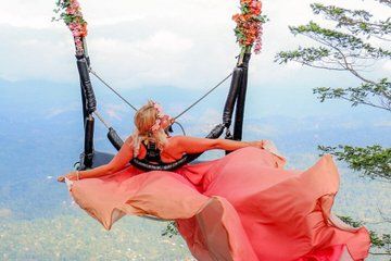 Swing at Ambuluwawa with Panoramic Kandy Views