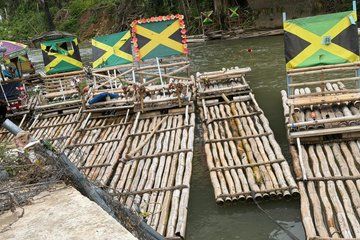 Lethe Bamboo River Rafting Tour Montego Bay Jamaica from Negril